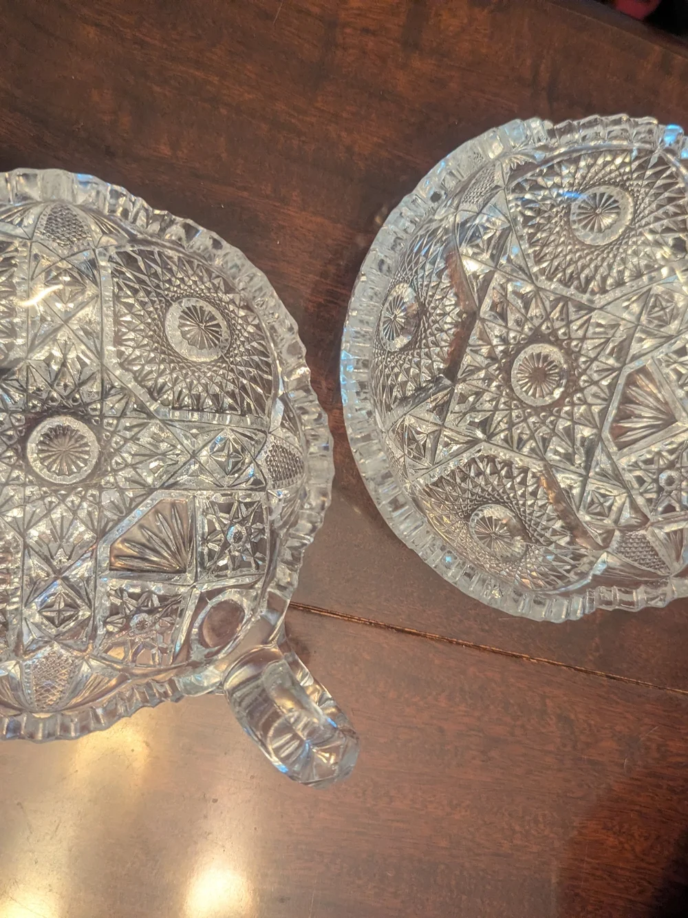 American brilliant clear pressed